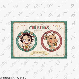 冨岡義勇 キメツ学園 クリスマス編 缶バッジ 鬼滅の刃 ufotableカフェ