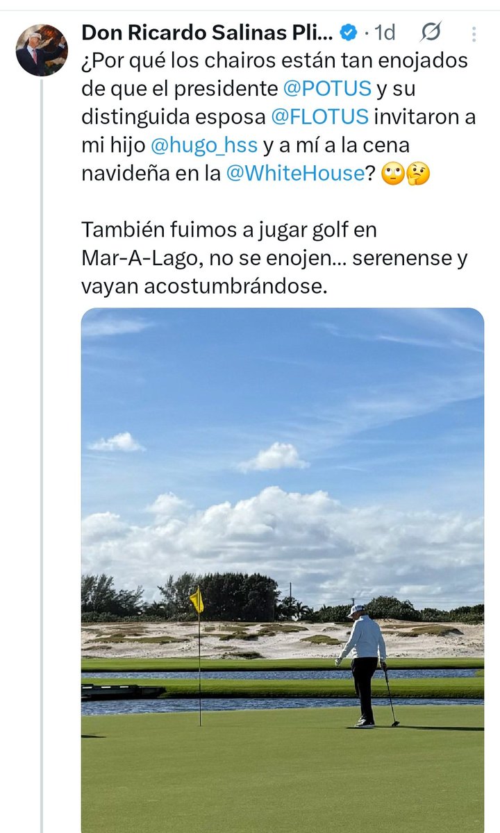 BenjaminNorton's tweet image. The US government is working closely with corrupt billionaire oligarchs in Latin America -- while it tries to destabilize all the independent left-wing governments in the region.

Trump invited notoriously corrupt Mexican billionaire Ricardo Salinas to the White House Christmas…