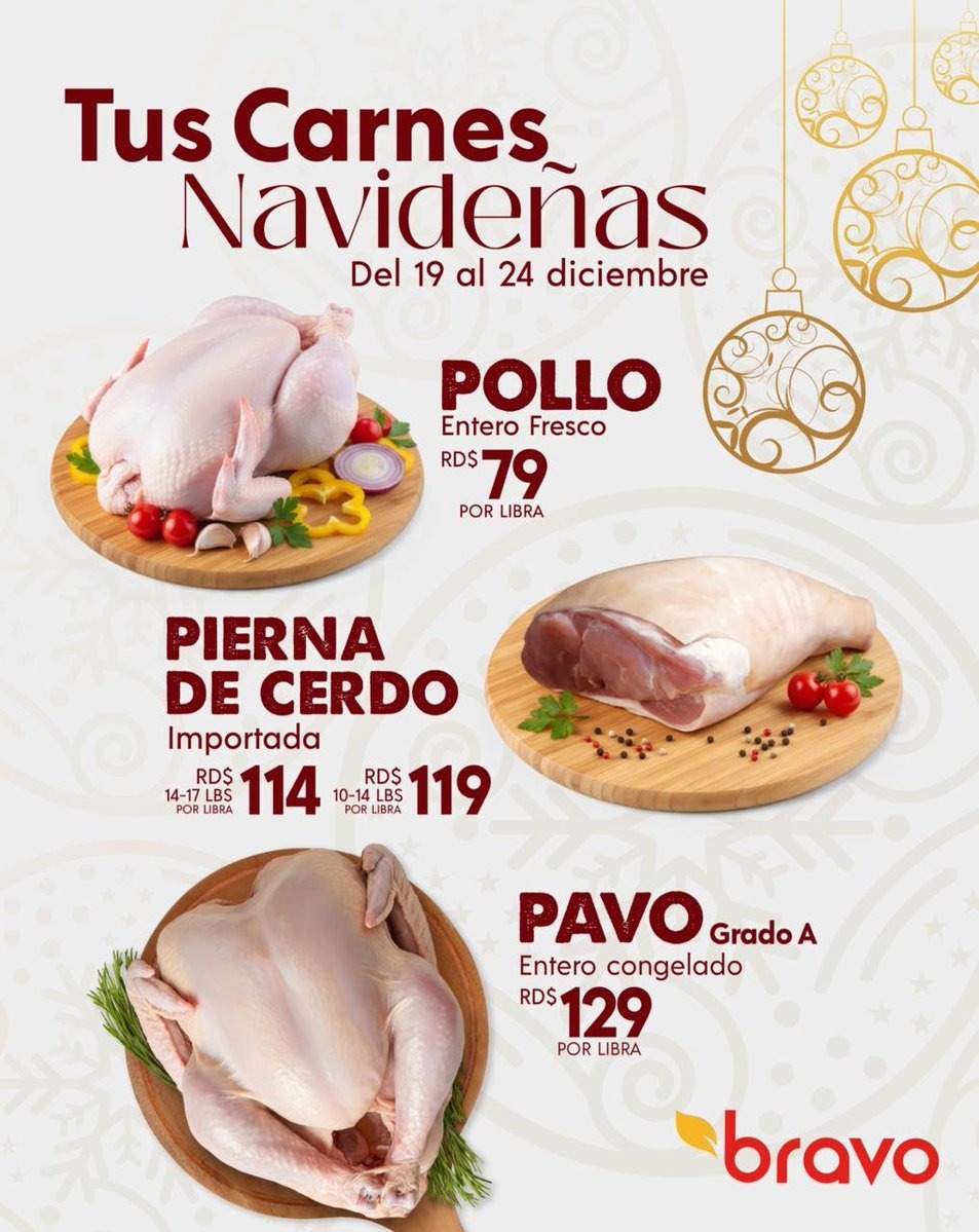 Sería bueno que las principales Cadenas de  Supermercados imiten la iniciativa del Bravo que nos publica los precios de algunos productos muy usados en Navidad. Ello ayudaría a mitigar las denuncias de carestías en artículos básicos !