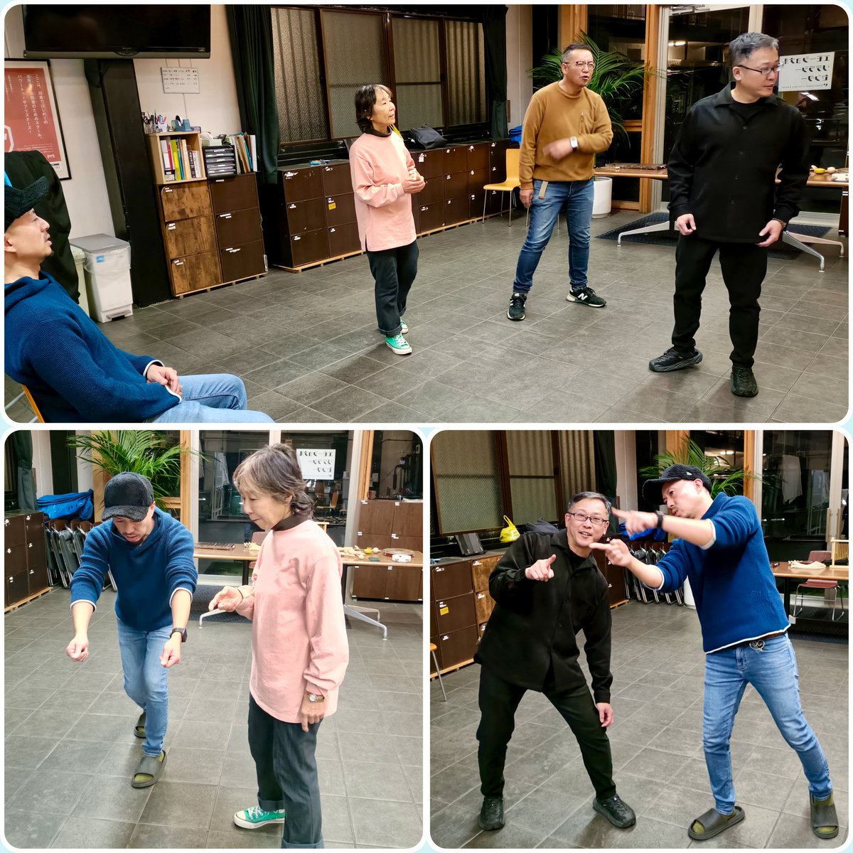 12/17稽古日 ワンネス財団奈良施設のスタッフ有志で活動しているプレイ