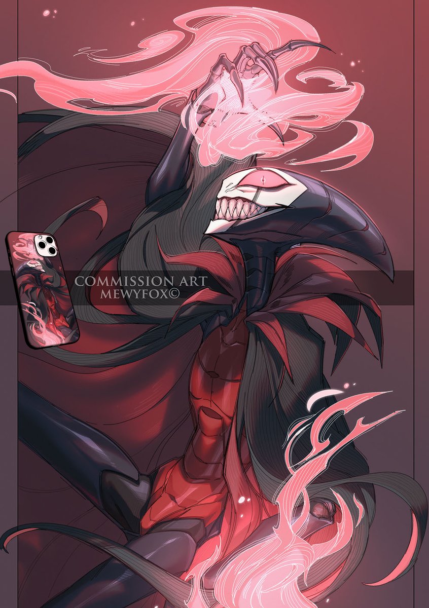 MewyFox's tweet image. sketch commission art
Someone ordered a phone case from me. Never done one before, but I think it turned out good ?
#hollowknightart #hollowknight #grimm
