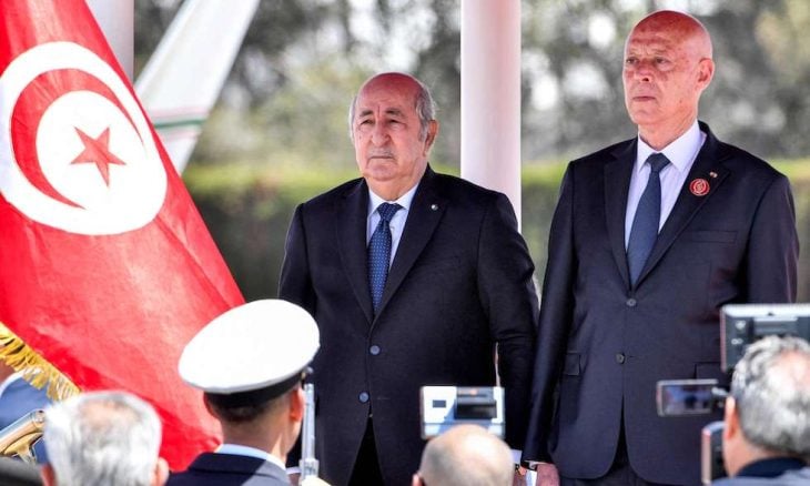 جدل في تونس حول اتفاقية مزعومة تسمح للجزائر بالتدخل لحماية نظام سعيد 