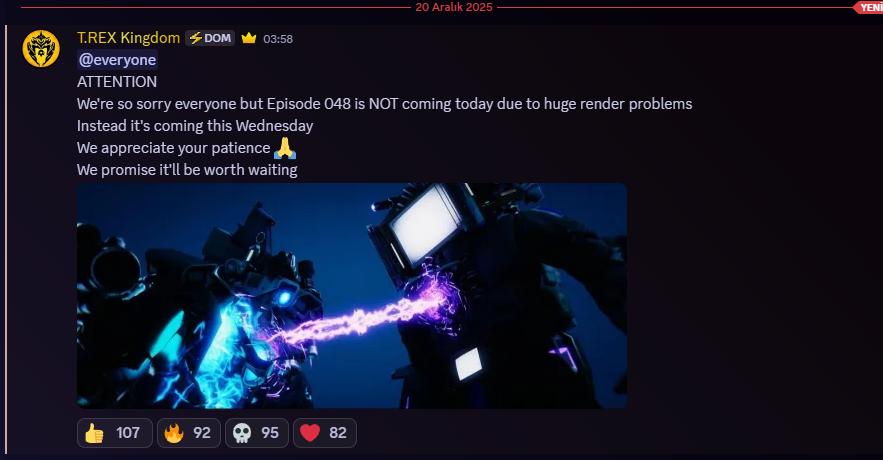 MazuhiraST's tweet image. Information and leak from Dom studio

#SKIBIDITOILET #domstudio #BringBoomBack