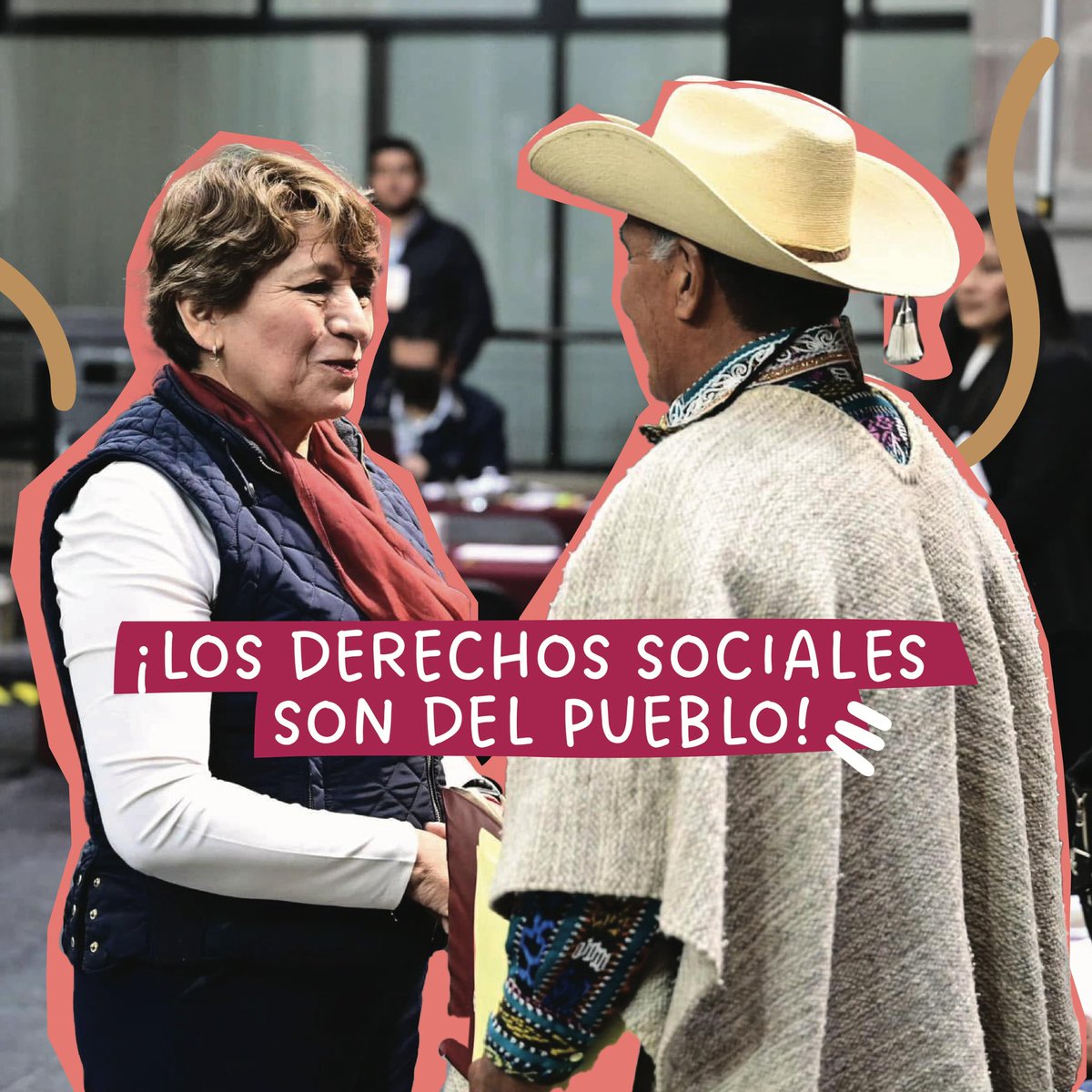Con la Gobernadora <a href="/delfinagomeza/">Delfina Gómez A.</a>, hoy tenemos un gobierno que pone en el centro de las decisiones al pueblo 🫱🏼‍🫲🏽
Con #ElPoderDeServir, somos territorio, no escritorio.