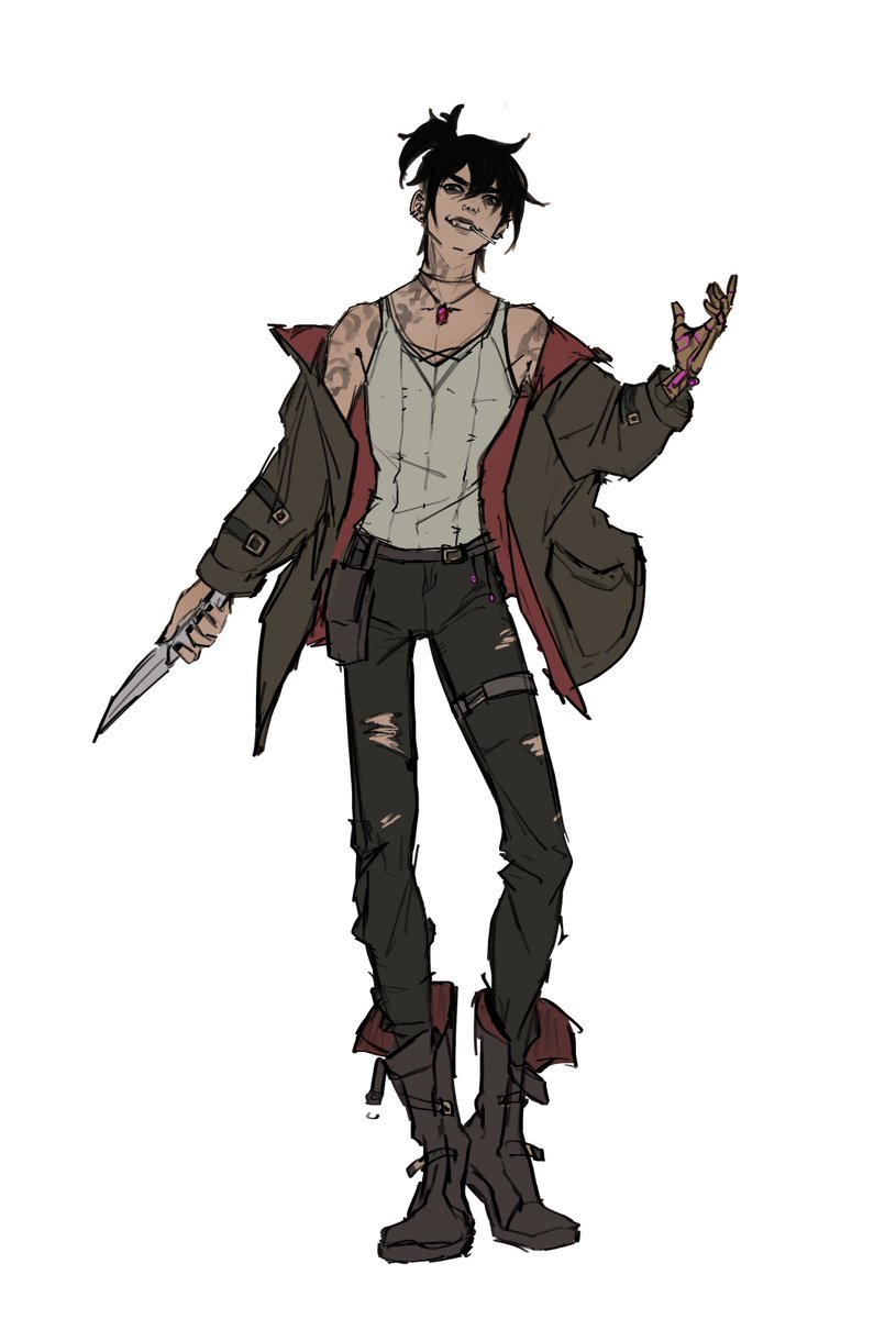 espretae's tweet image. This has been in my wips for too long so I'm just posting it. My take on Xue Yang in the Arcane universe. 

#xueyang #MDZS