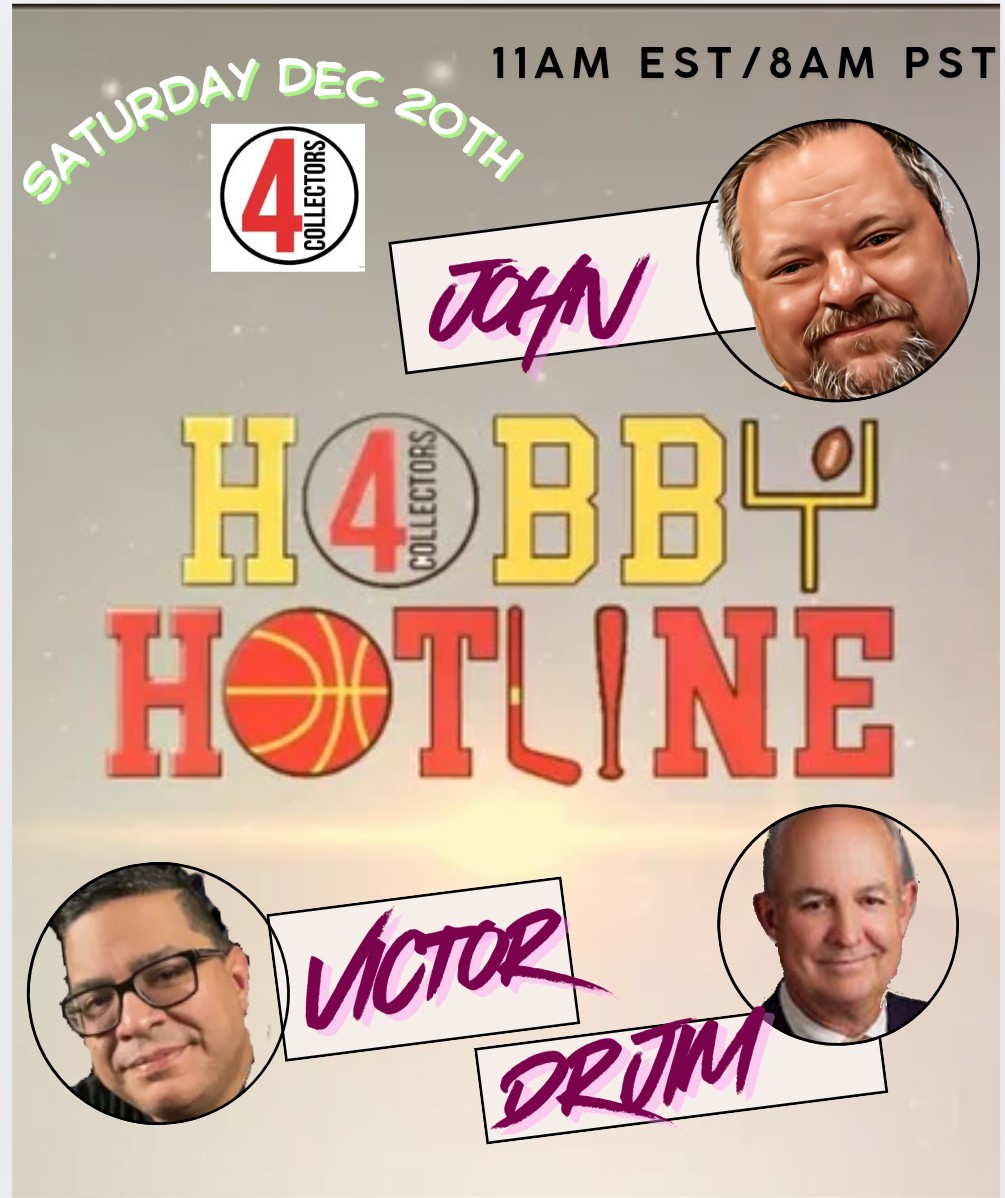 Tomorrow but who knows what the topic may be....#thehobby