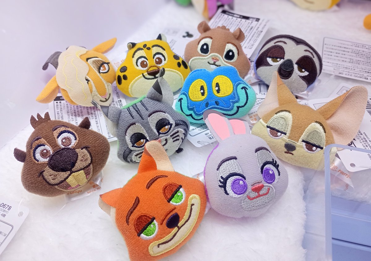 𝓝𝓮𝔀 ⸝ #ズートピア2 🦊🐰 MASHIMASHIぬいぐるみフェイスリング が