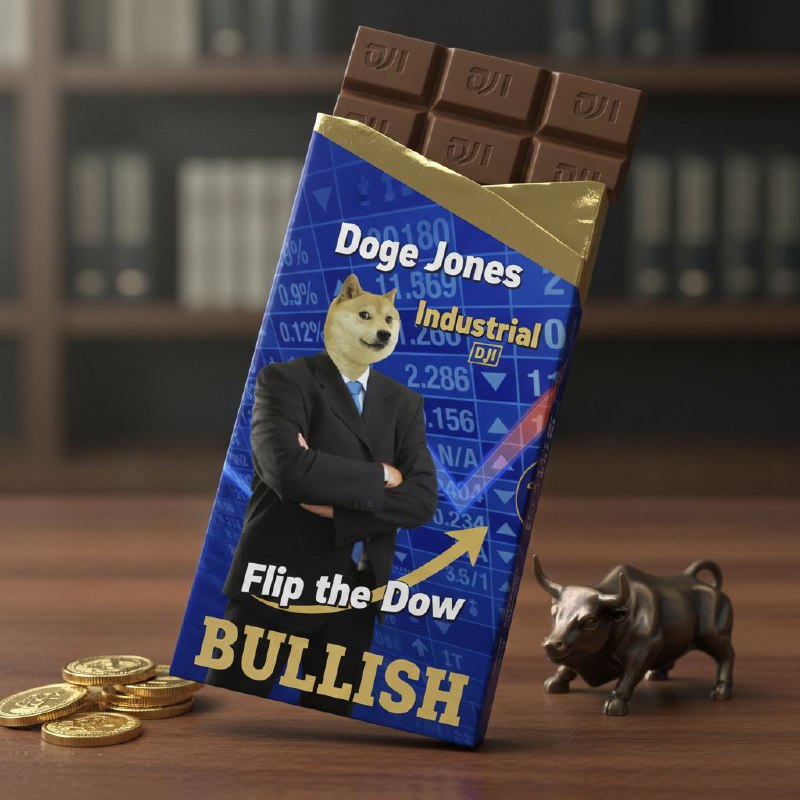 Profits so sweet they taste like chocolate 🍫😌

While others watch the Dow, $DJI is busy flipping it🐶📊

Bullish energy only, smart money knows what’s cooking🚀

Stay early. Stay hungry 🔥

#DJI #Bullish #CryptoMemes