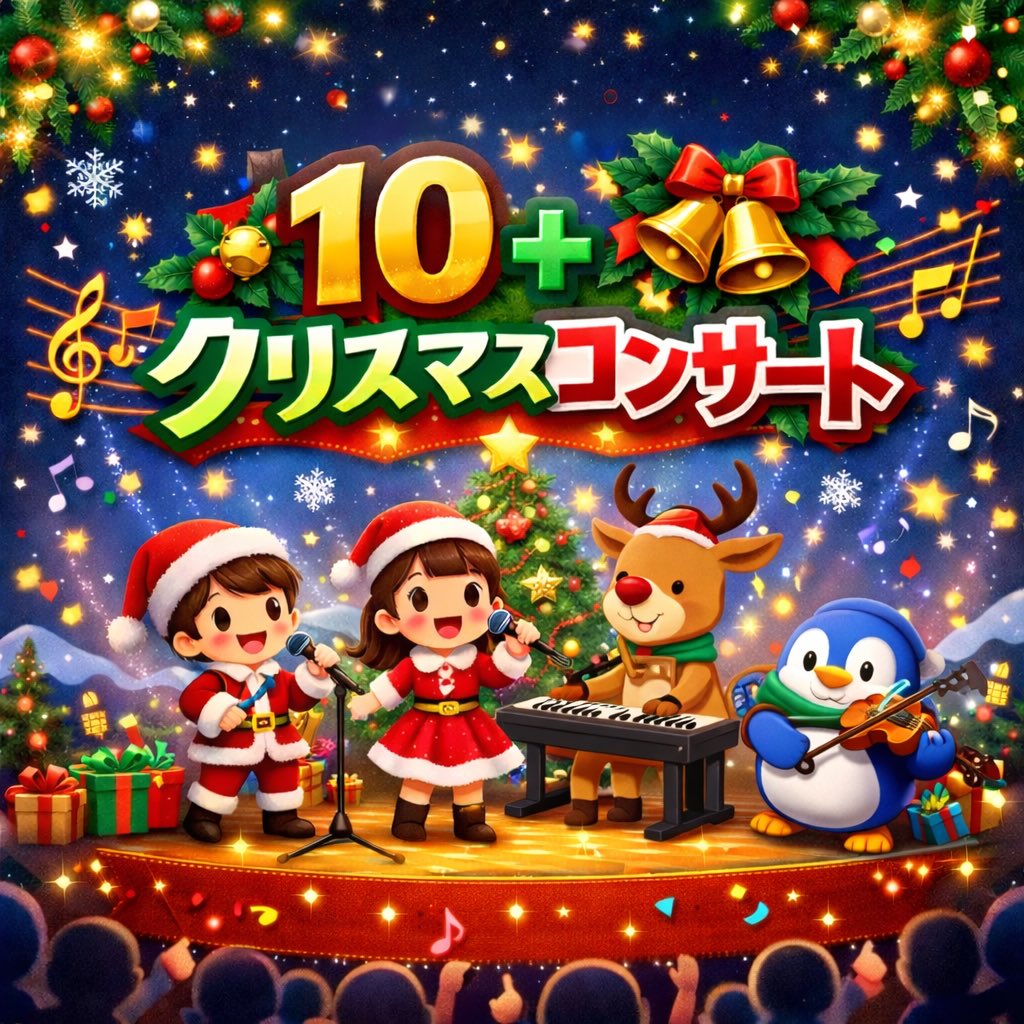 🎄🎶10＋クリスマスコンサート🎶🎄 本日開催‼️ 📍とちぎわんぱく公園