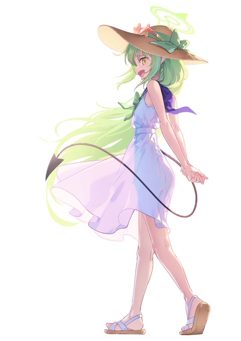 【C107 寄稿】
去年に続き、haruさんのブルアカ小説本の表紙を描かせていただきました。
今回は麦わら帽子にワンピース姿のノゾミが主人公。
もののはずみで逃避行することになったノゾミと先生のお話です。
路線図の空白で彼女は何を思うのでしょうか. 