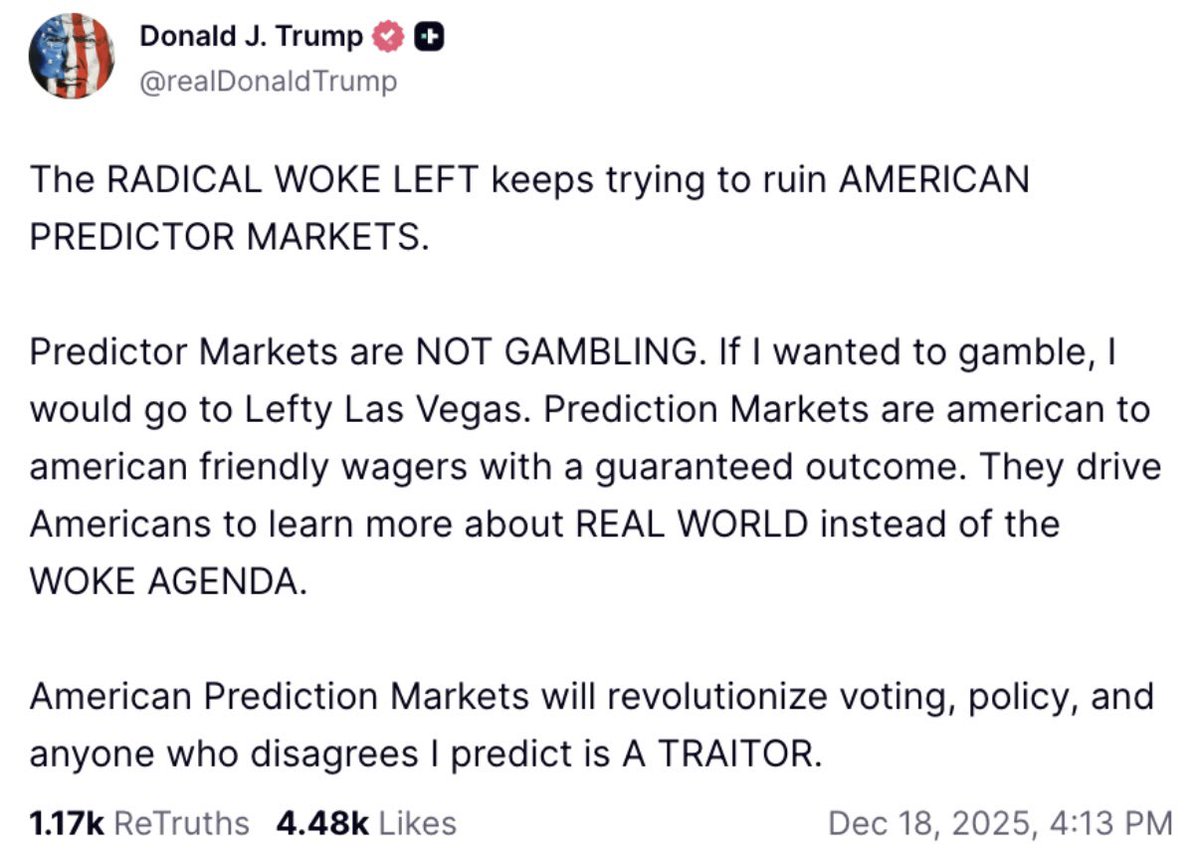 benjaminpredict's tweet image. Welcome To The Club Trumpy🫶
#PredictionMarkets #Polymarket
#Trump #FreeMarkets #WokeVsReality