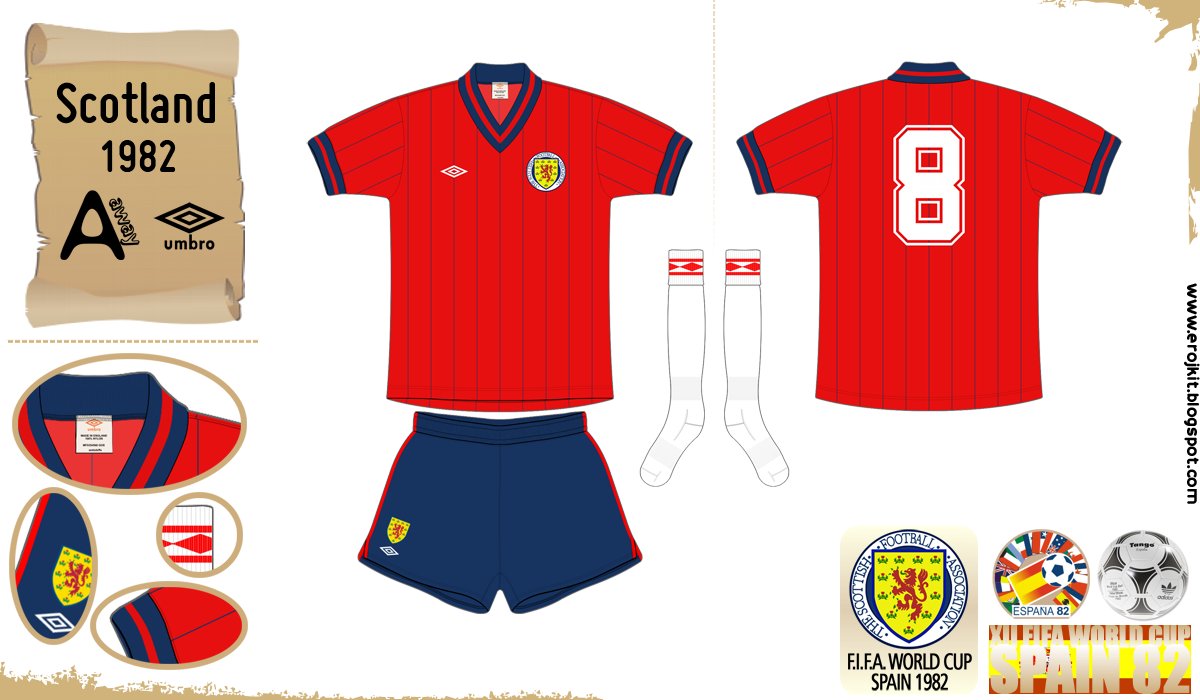 World Cup 1982 
Scotland National Football Team 
Umbro™