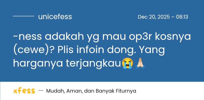 UNNES MENFESS🍌 tweet media
