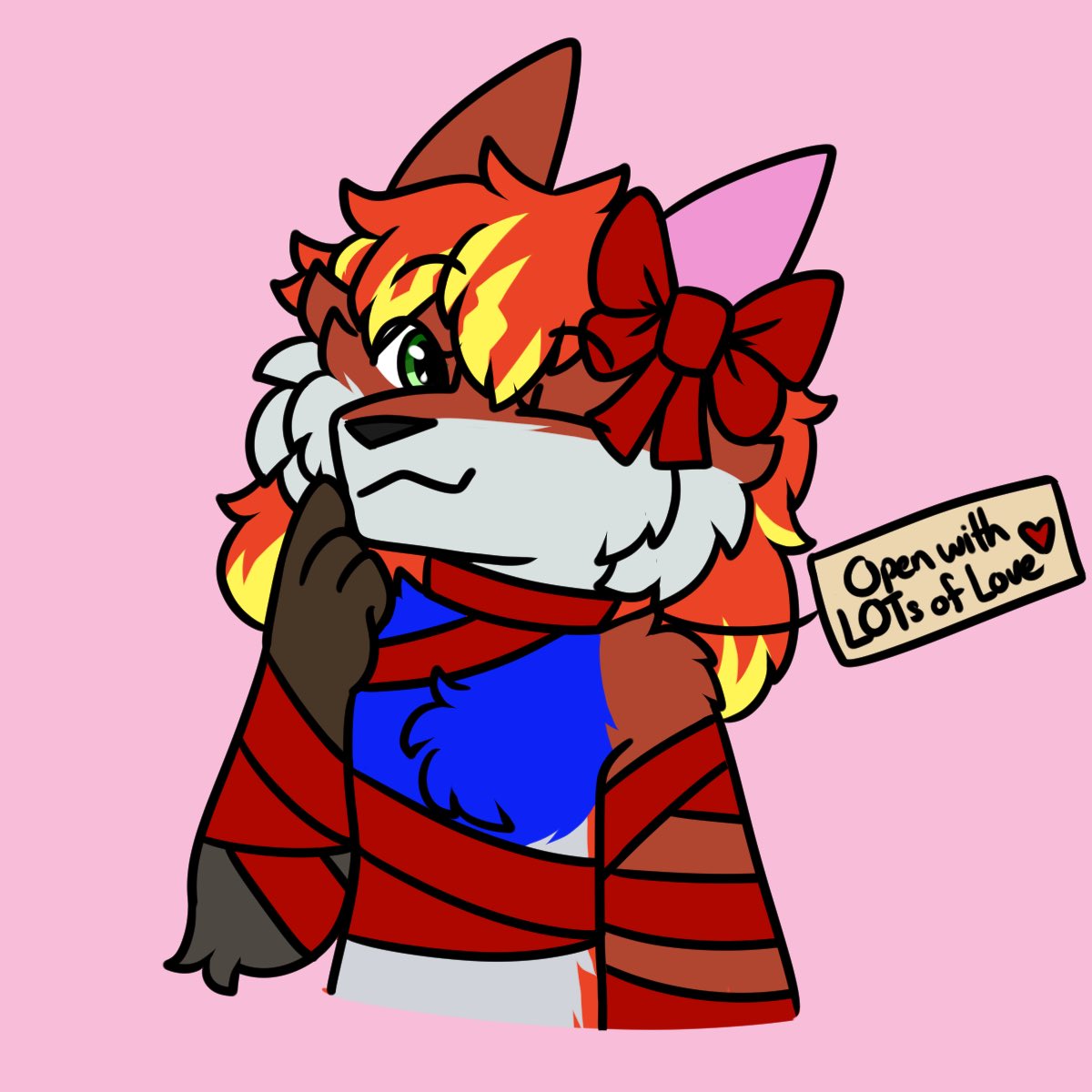 💗 Is this what you wished for..

Art by <a href="/ToffeeCreation/">Toffee Creation</a> 
#furry #furryart #fursona