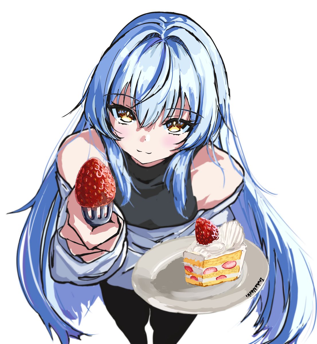 IrohaNaeki's tweet photo. フレンド（@METALGIA_HC）の誕生日イラスト描いた～ https://t.co/qvoLklT6dK