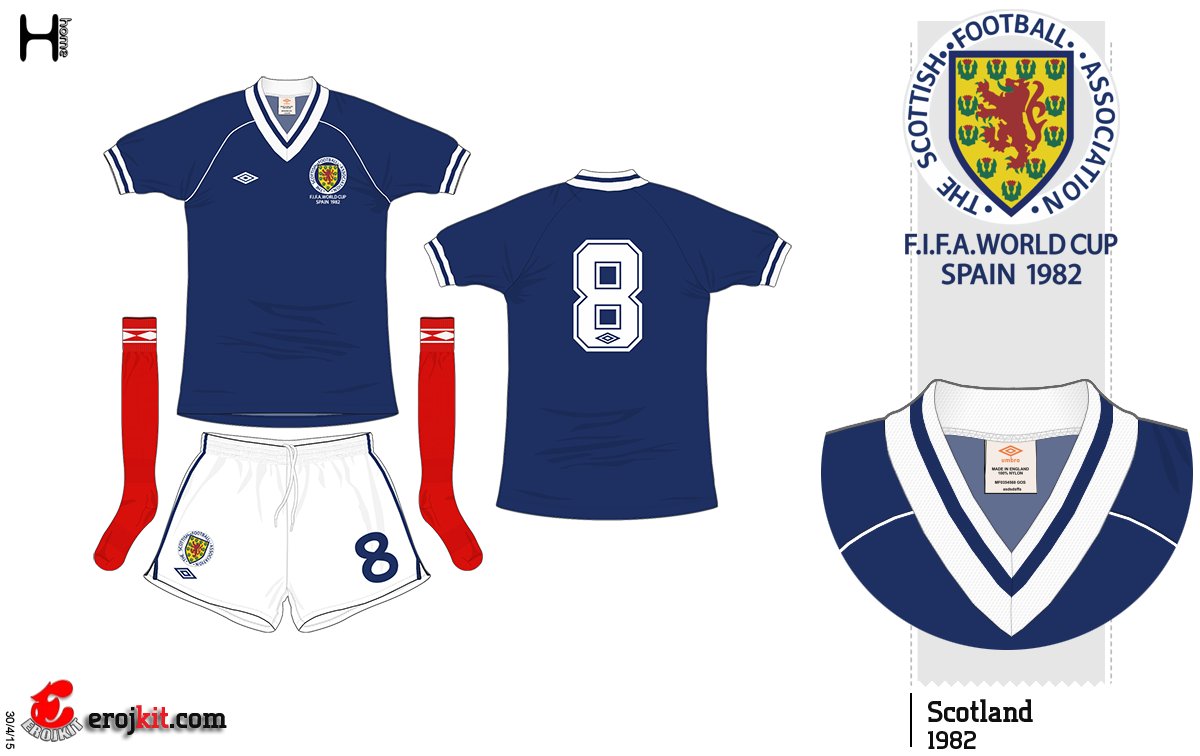 Campeonato Mundial 82' 
Scotland National Football Team 
UMBRO™