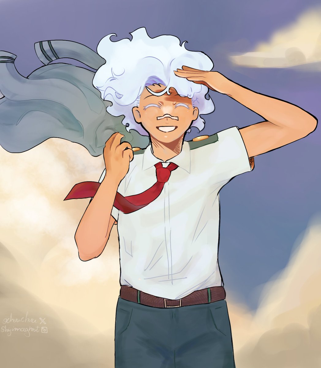 A boy who loves smiles !