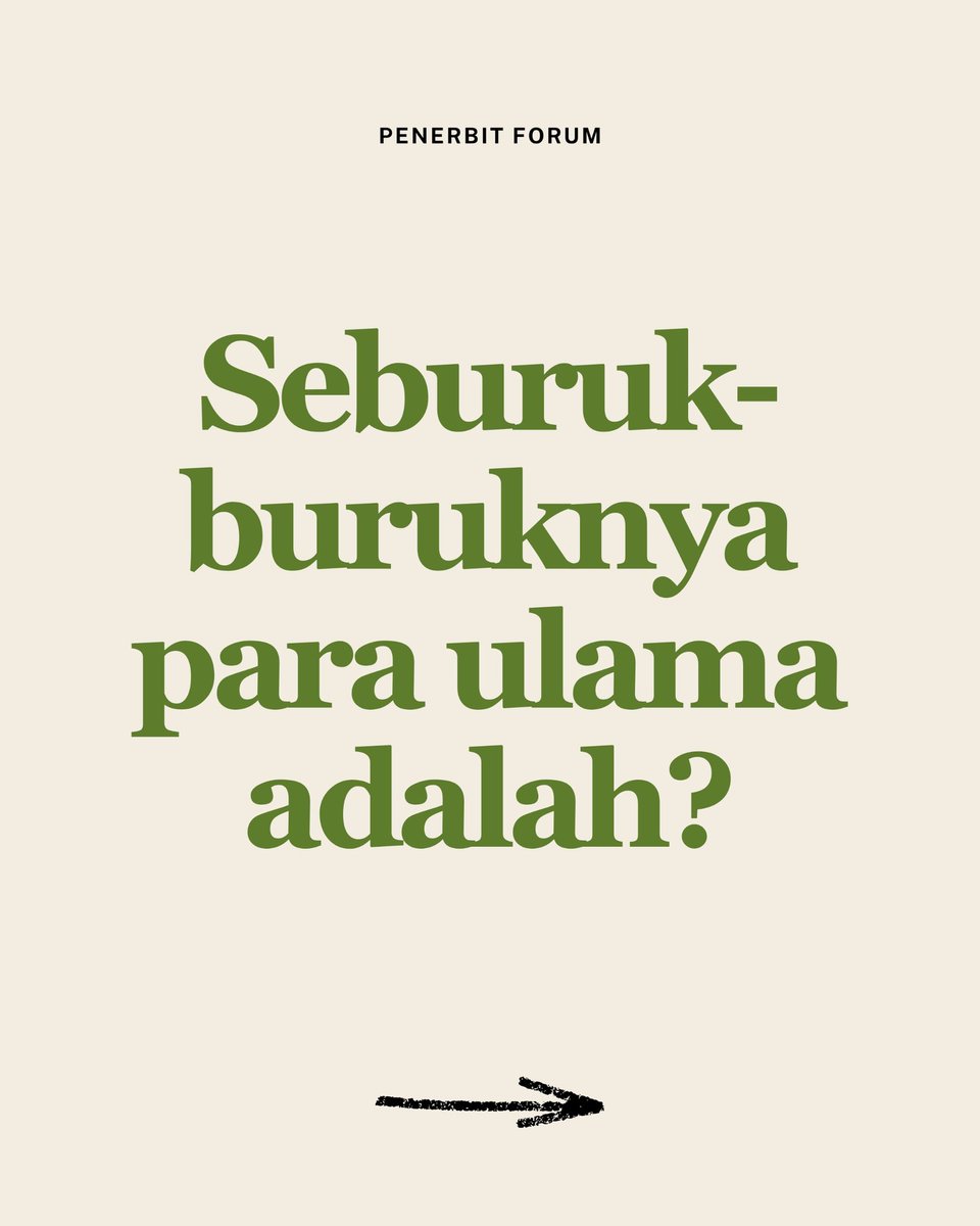 Seburuk-buruknya ulama...