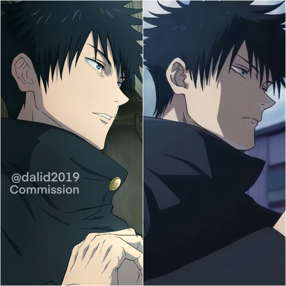 My Megumi coloring and actual scene in anime,I'll take notes