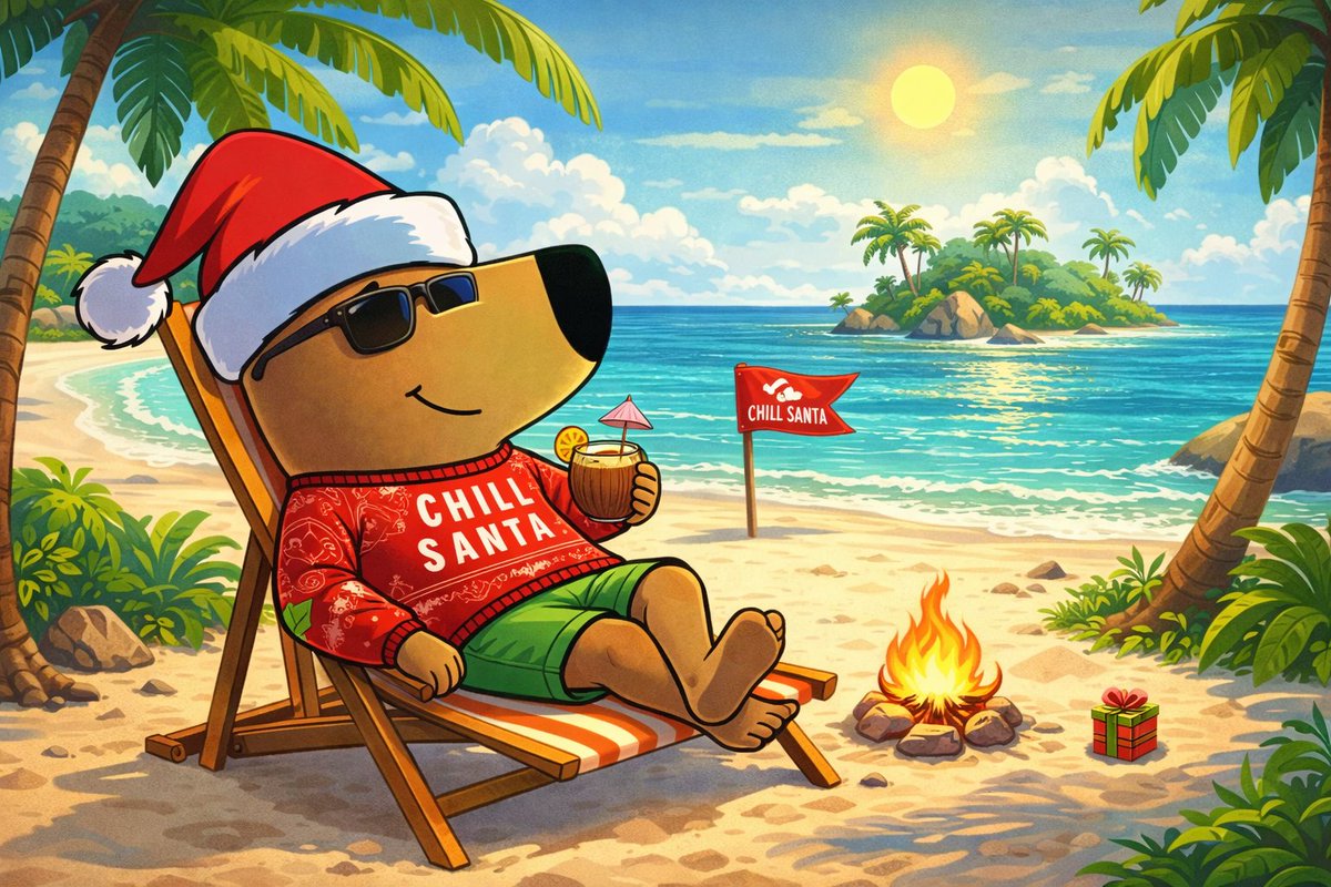 chill_santa_'s tweet photo. Chill Santa holders this summer 😎🎅📈

#ChillSanta #Memecoin #Pumpfun https://t.co/w4tDihQIIR