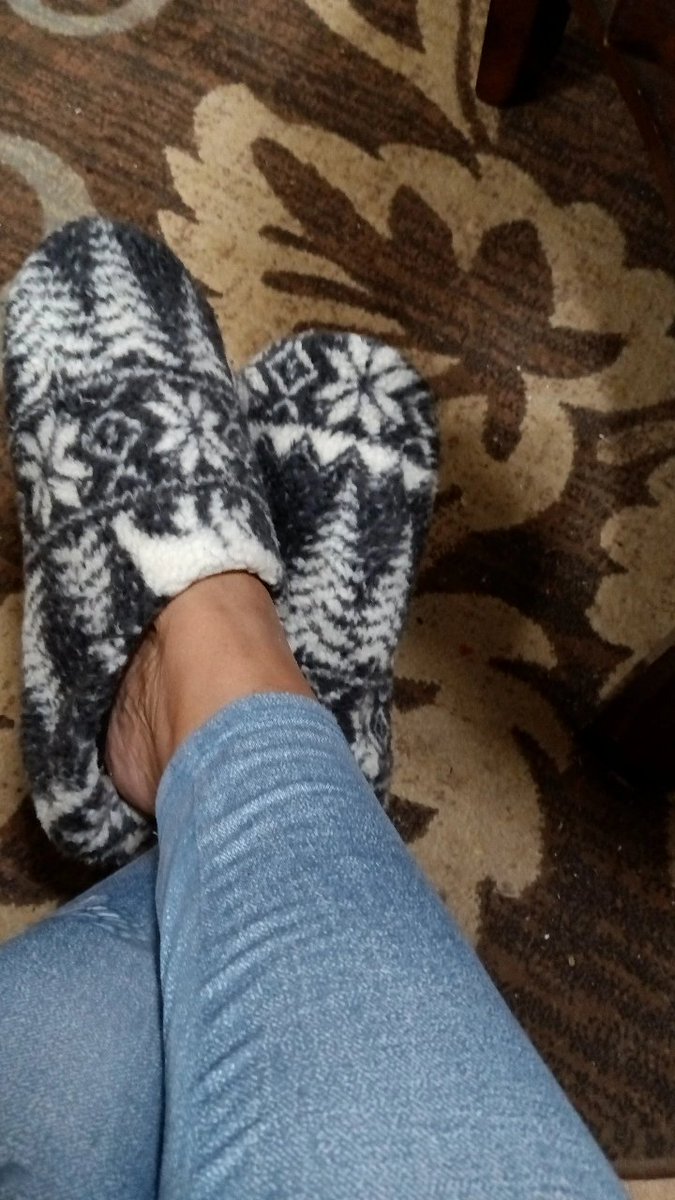 Christmas slippers check ✔️