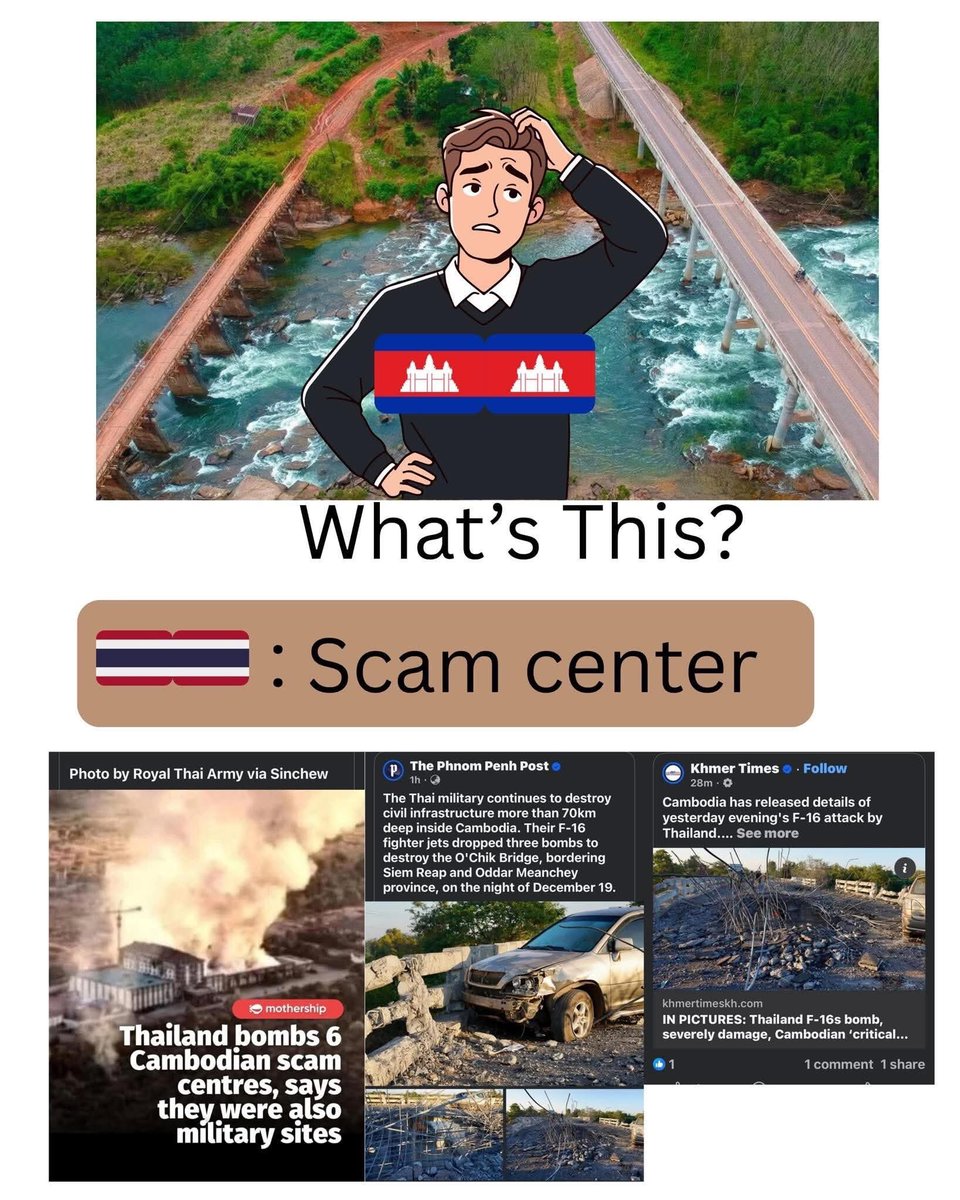 IPyakai's tweet photo. Thailand always accused Cambodia while Thailand is attacked Cambodia all the time. https://t.co/g24vWM9wKT