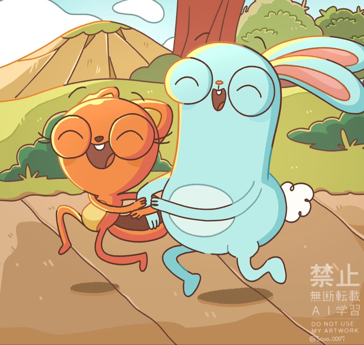 HAYULA_SOYO's tweet image. 🧡なかよし散歩🩵
#kiff #KIFFSWEEP