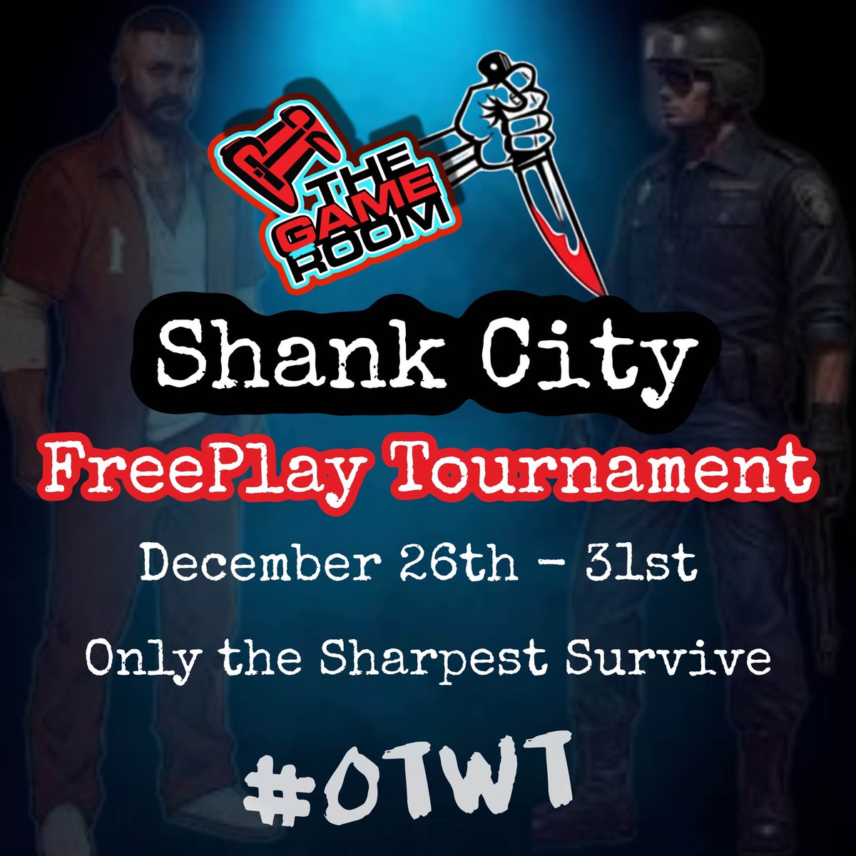 thegameroomotwt's tweet image. 📢 Attention Gamers📢

🔪Shank City Tournament droppin' Dec 26th - 31st 🔪

FREE to jump in, open to all.
Top dogs walk away with fat stacks of $ADA and slick NFTs.
 inmatesthegameroom.io, connect wallet, and shank your way to the top of the leaderboard. 

@InmatesOTWT #OTWT