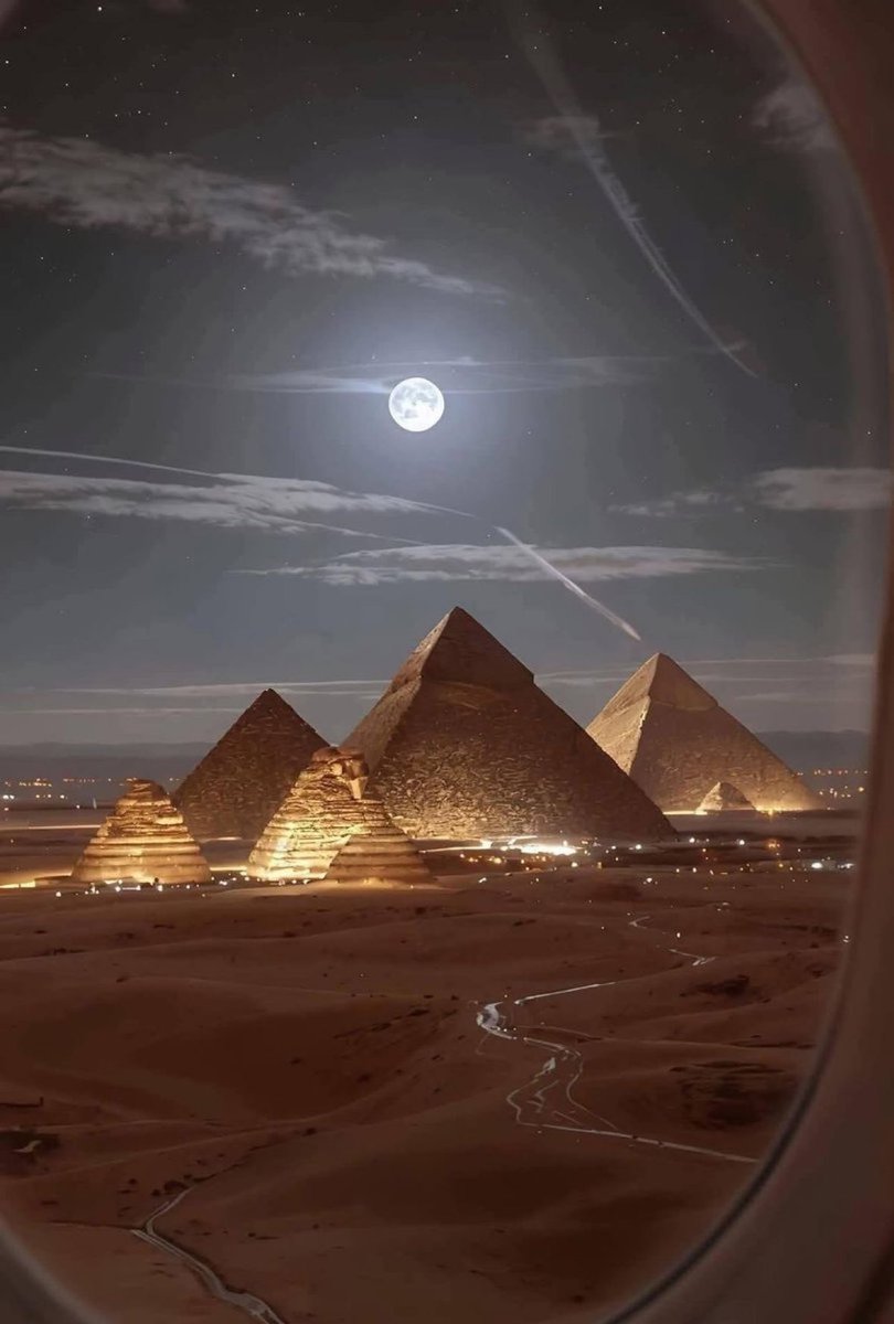Full moon in Egypt