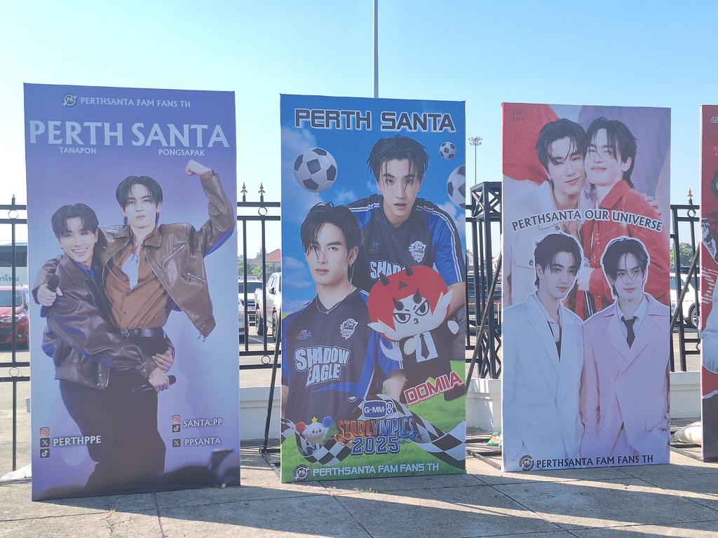 STAY HERE 🖤🤍 PERTHSANTA DOMIIA WEWILLWIN #GMMTVStarlympics2025