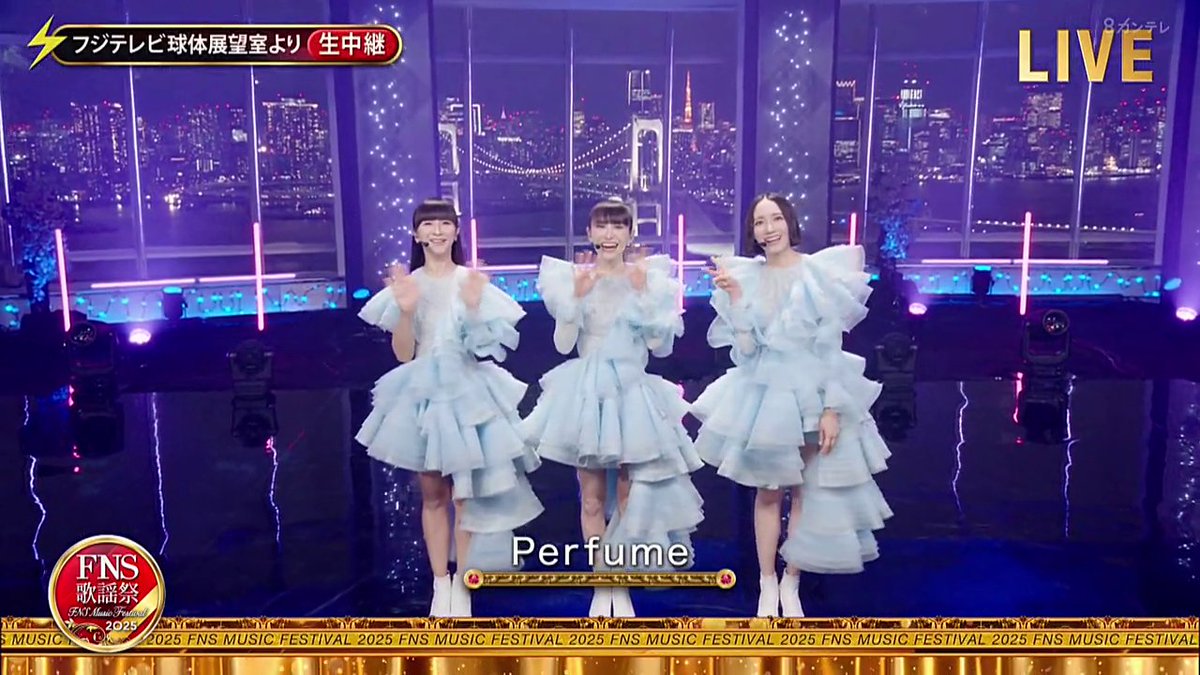 BEE8888888's tweet photo. これまでの3番組出演で進行上いつもの
「3人合わせてPerfumeです✌️✌️✌️」
がない代わりにのっちだけ✌️サインしてくれてるのがとても愛おしいです。
＃prfm https://t.co/Ar57vzb2GE