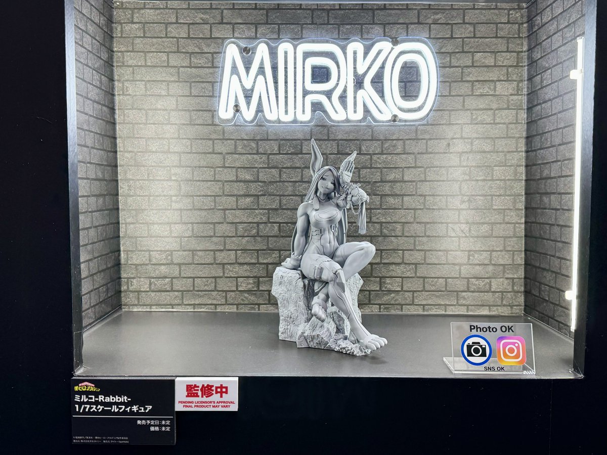 タカラトミーブース】 #ヒロアカ 最新フィギュア ミルコ -Rabbit- 1/7