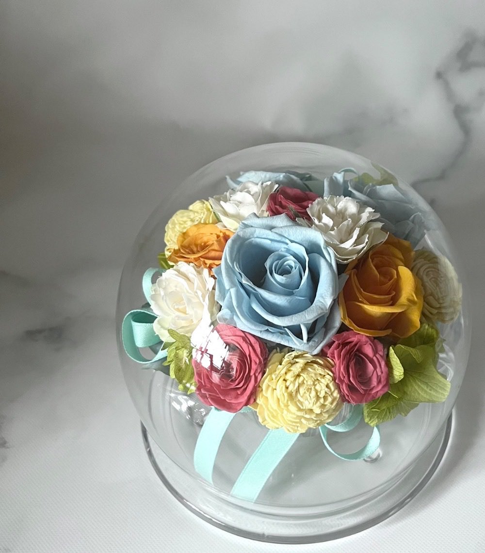 ngtk_birthday's tweet photo. お世話になっております。
お花の方が完成いたしました！

青を基調した華やかかつ上品なデザインに仕上げていただきました。
先日UPしたメッセージ冊子も無事お花屋さんの方に届いたため、共に番組に発送予定です。

収支報告は来週末に行わせていただきます。
引き続きよろしくお願いいたします。 https://t.co/320TNrtSCI