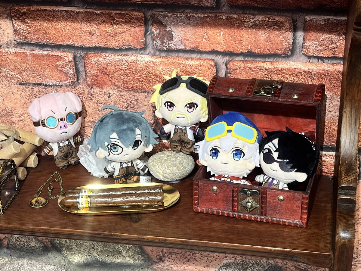 🧸#ドズル社ワークス 🧸 本日より ぬいぐるみキーホルダー(全5種)が