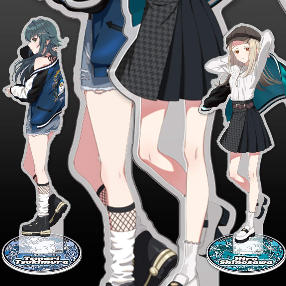 TSUTAYAコラボかわいい～と思って見てたけどこの二人の太ももを並べる