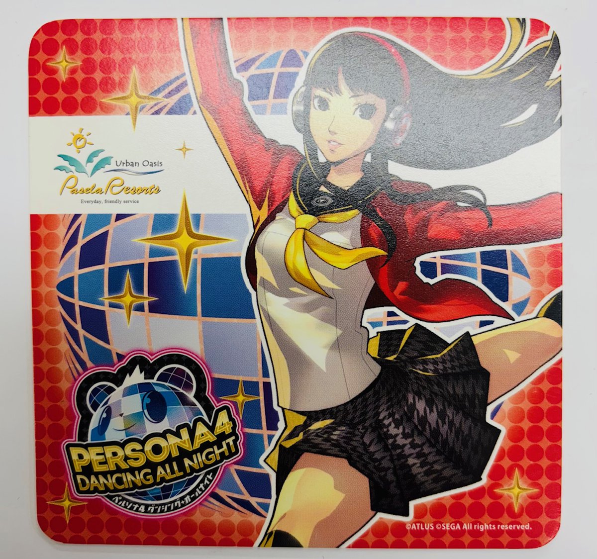 info＞ #ペルソナ4 P4D×パセラコラボのコースター 天城雪子さん入荷し