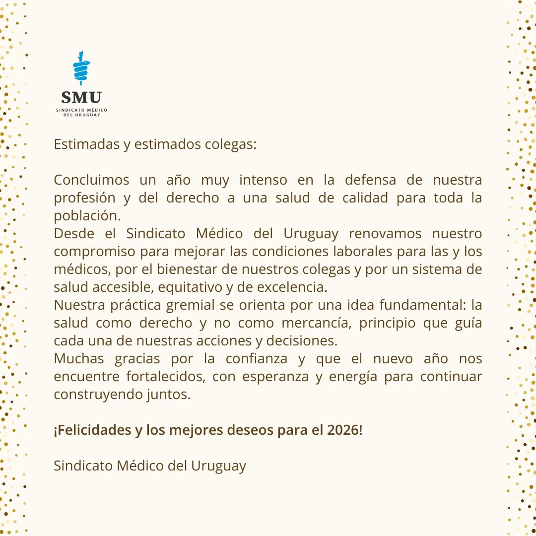Sindicato Médico del Uruguay (SMU) (@smuruguay) on Twitter photo 