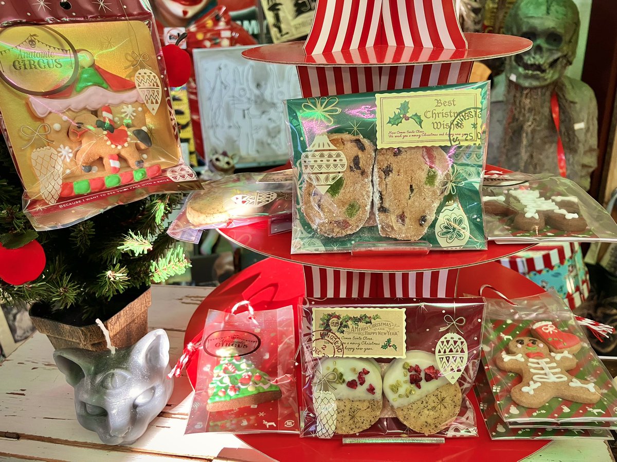 🎪🎄Christmasクッキー好評発売中🎄🎪

クリスマスクッキー沢山ご用意しています!
12月25日まで販売していますので是非✨

アイシングクッキーはオーナメントとして楽しんだり、クリスマスケーキの上にのせても華やかです🌟

プレゼント用の箱や、袋にお入れできますのでお声がけください🎁