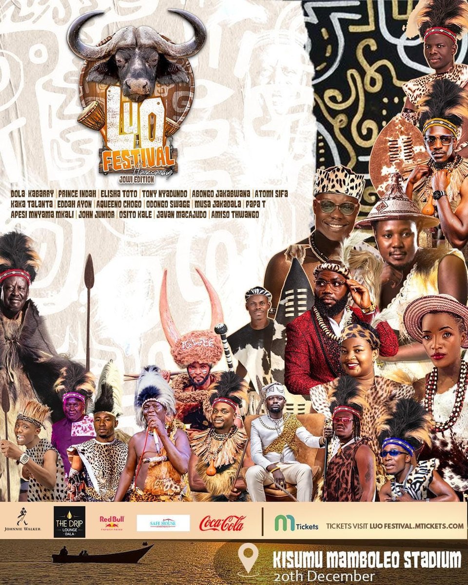 LuoNations's tweet photo. Luo Festival  at Kisumu Mamboleo Stadium 

This is more than an event, it’s a homecoming. 🐃✨

#LuoFestival2025 #LuoLeagueOfNations #Jowinyo #LuoCulture #luonation https://t.co/1veN3BbueP