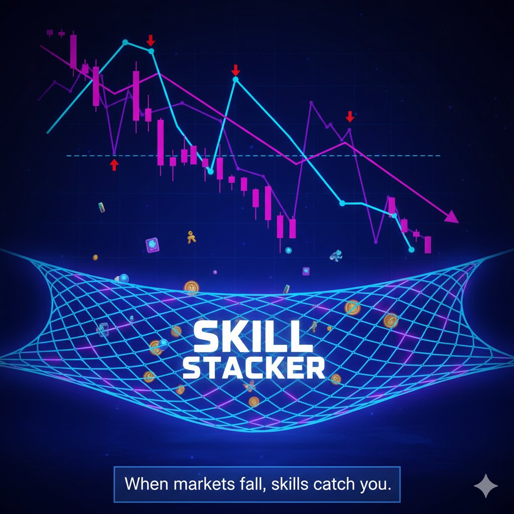 Crypto_Butter0's tweet image. In a volatile market, your skills are your ultimate safety net. 🚀 #SkillStacker #FutureProof