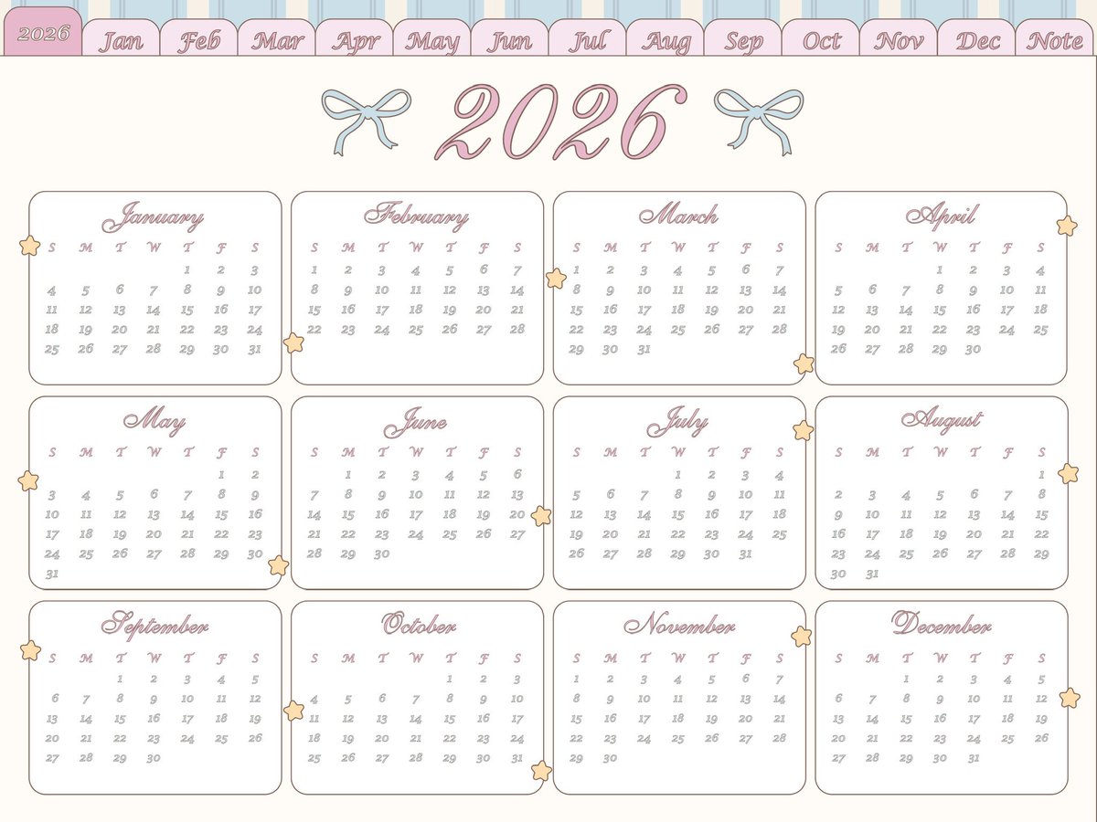 maqtmeow's tweet image. ⓘ pls kindly rt + like before use 💌

𝒢𝑖𝘷𝑒𝑎𝑤𝑎𝑦 ᧔ෆ᧓˚⋆.
🍥 digital planner 2026 (w/hyperlink) 

for personal use only !

˖  ࣪⊹ ഒ link in mention ⤵️

#แจกplanner #แจกpng #แจกไฟล์png #แจกไฟล์goodnote