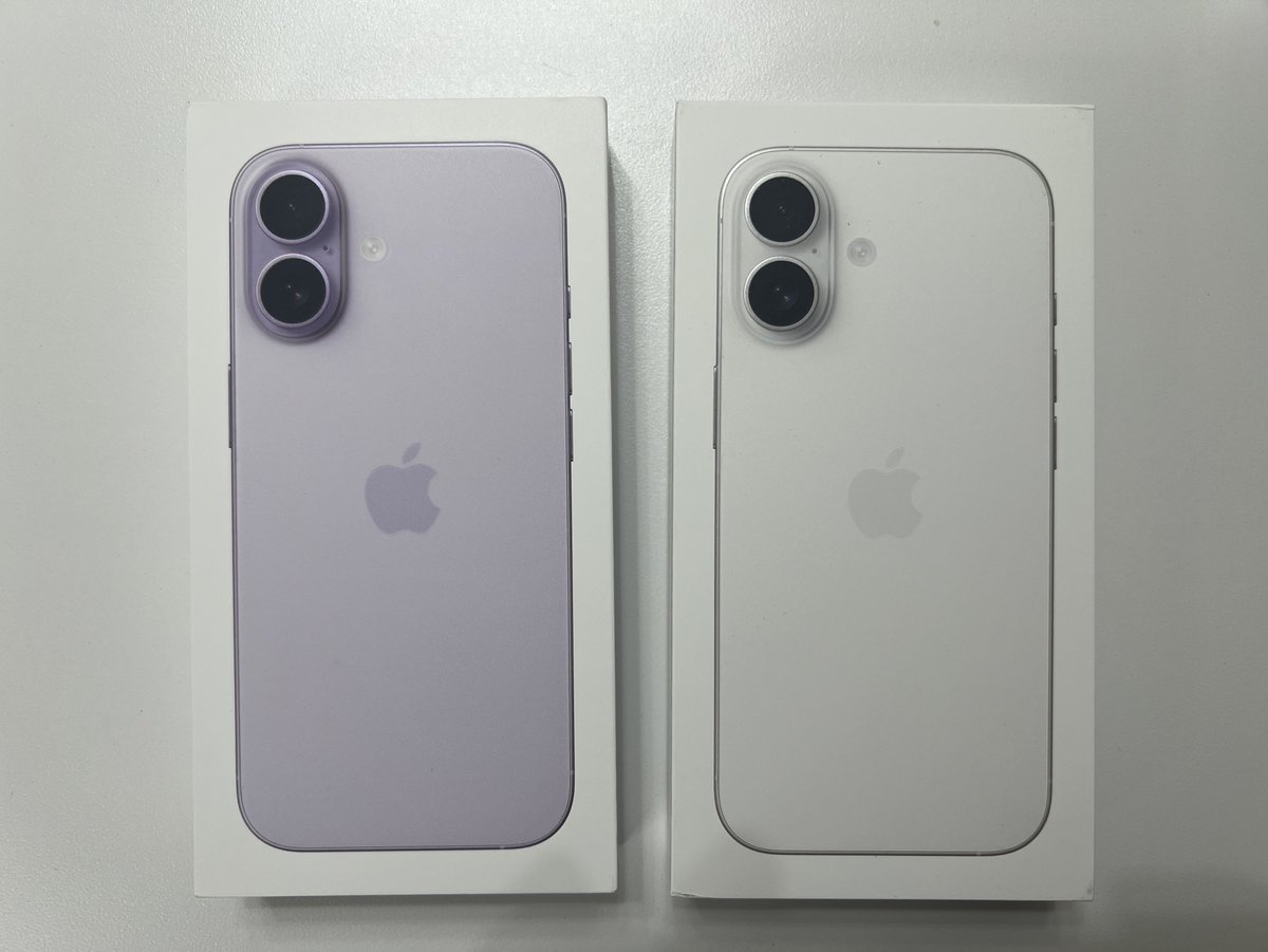 もう今年は信じてなかったというか、サンタにお願いしてなかったです。

※左のiPhone17ラベンダー渡し済み