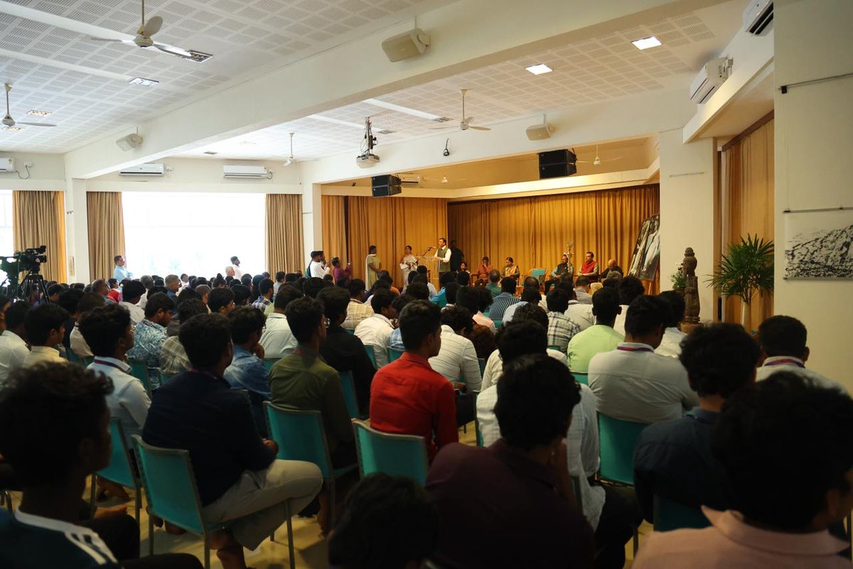 Addressed the 2nd edition of the Auroville Literature Festival, a vibrant confluence of ideas, languages, and civilisational values.

Auroville continues to inspire the world as a living space of unity, dialogue, and shared wisdom.