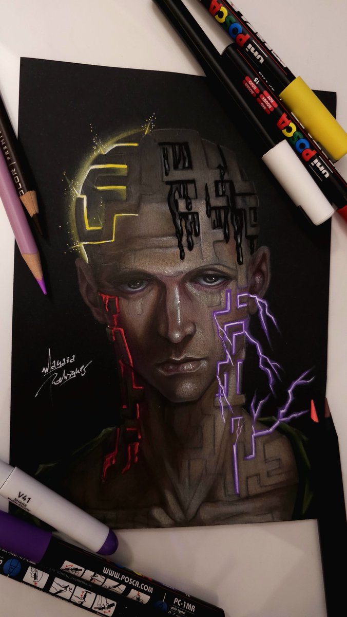 Cara, finalmente achei o final do Labirinto.

#HEXATOMBE 
#Hexatombefanart