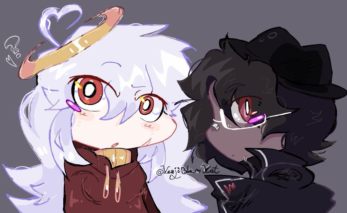 KenjiBlamKat's tweet image. they know your browser history … 🤍🖤
thx jadex for idea&amp;lt;33 
#rhythmicrevolution #benjhiro