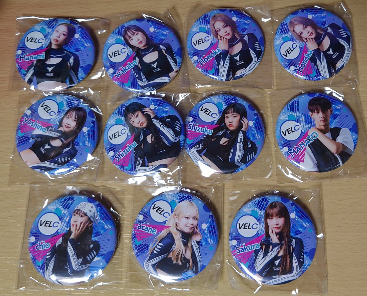 ヴェルカ関連グッズ VELC 缶バッジ 交換・買取お願い致します。 【譲