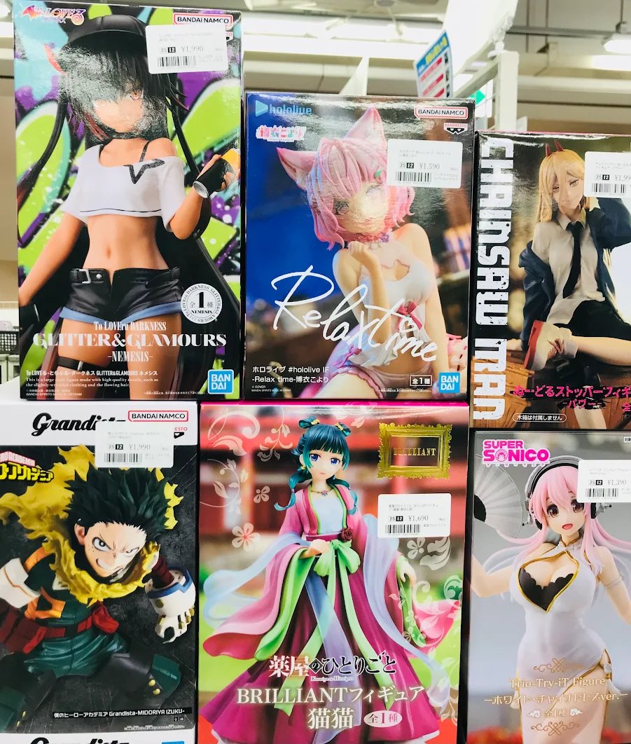 らしんばん #仙台 店/入荷情報】 プライズフィギュア大量補充完了です