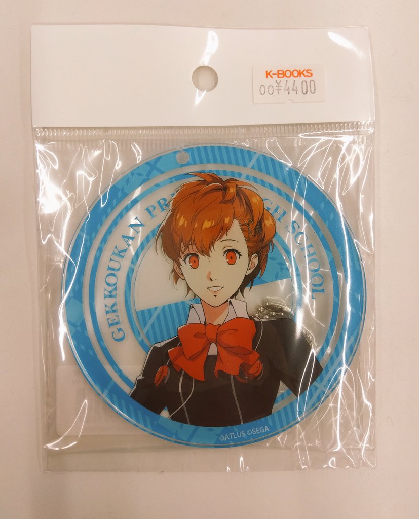 入荷情報】 ペルソナ3 主人公(女) アクリルコースター 神戸コラボ 入荷