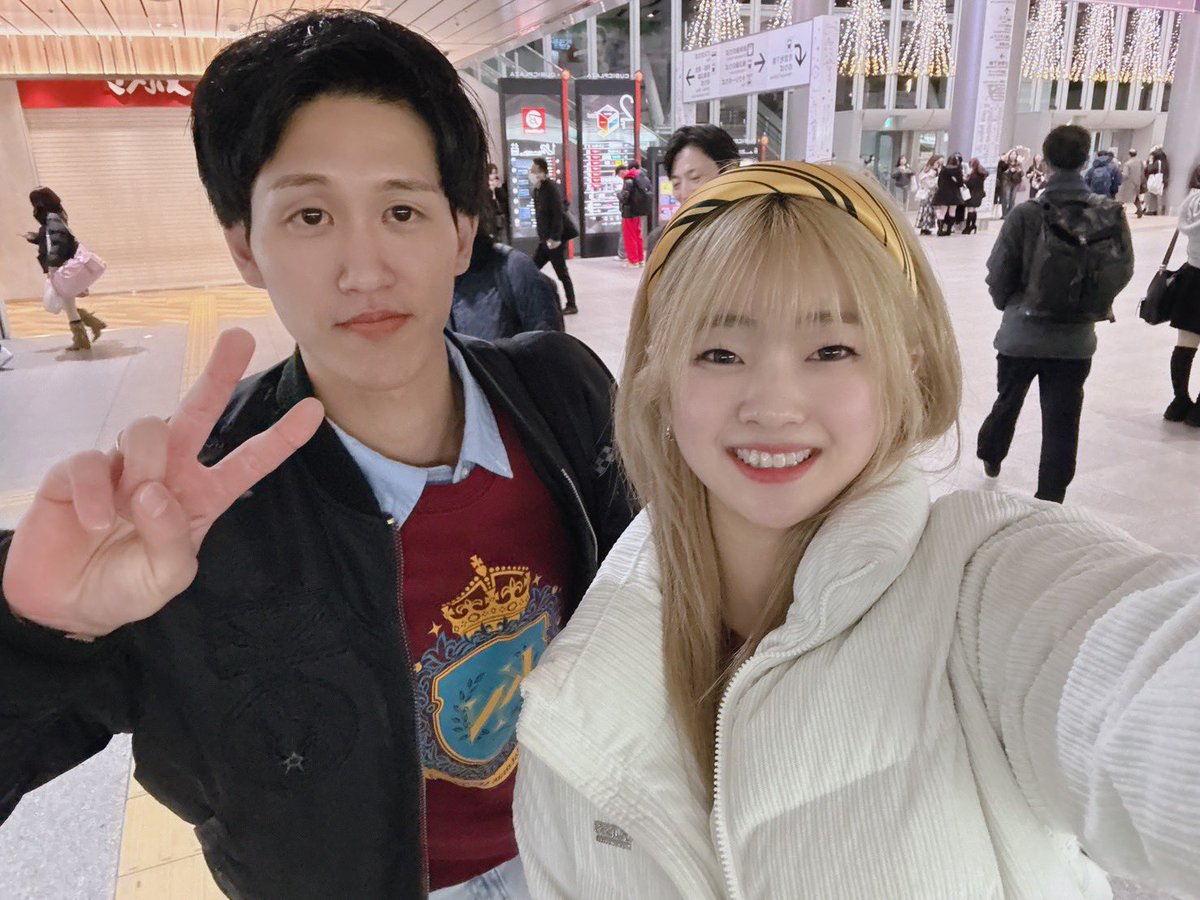 まことちゃん気をつけてね〜🚄✈️
滑り込みパシャリ🤳