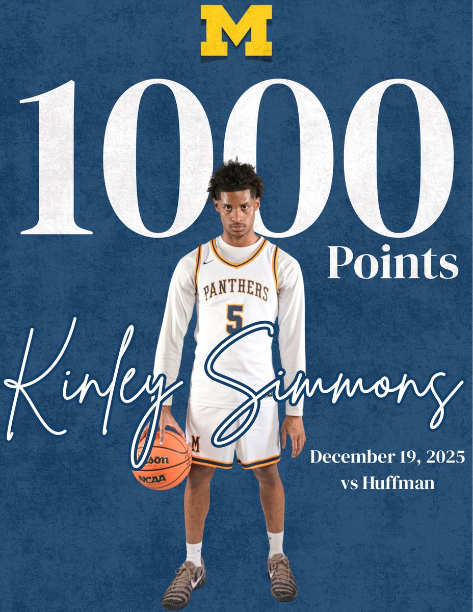 AndreEppsJr1's tweet photo. Congrats to @goatkinly3 for scoring his 1000th career point tonight vs Huffman high School. Great job and super proud of you. Continue being great and leaving it all on the floor. Great accomplishment https://t.co/ilBZVUUqMN